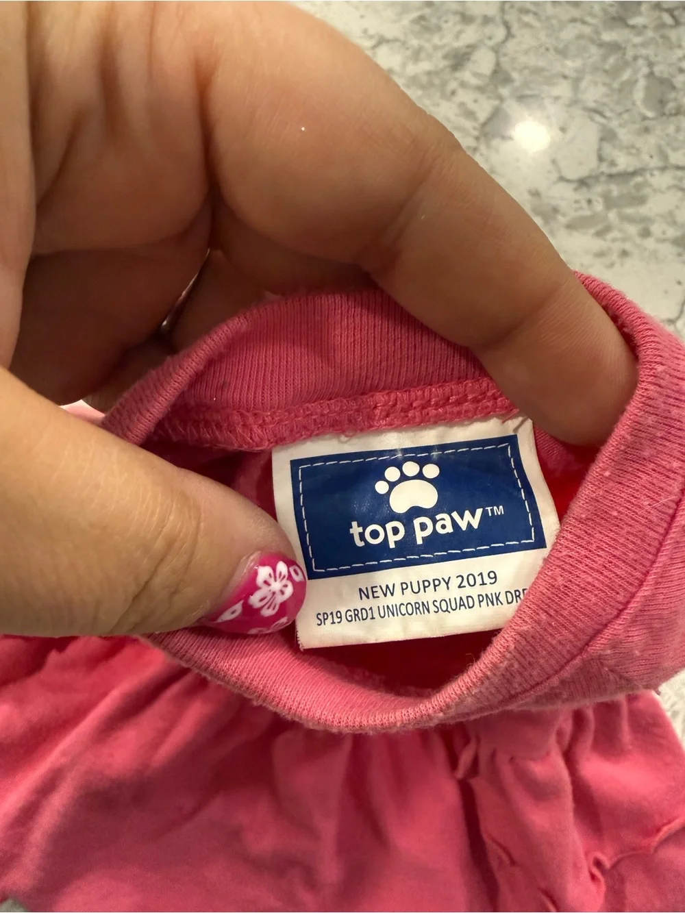 Pet Pink Ruffle Skirt with 